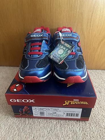 Детская обувь: Детские кроссовки Geox x Marvel Spider‑Man с подсветкой, без коробки — 5