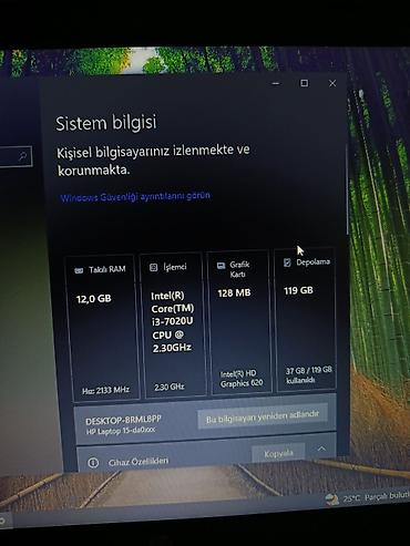 hp 15 da 2199: İşlənmiş HP 15.6 ", Intel Core i3, 128 GB, Ünvandan götürmə, Pulsuz çatdırılma — 3