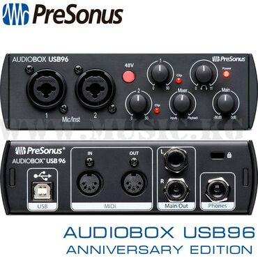 Динамики и музыкальные центры: Звуковая карта Presonus Audiobox USB96 - 25th Anniversary Edition