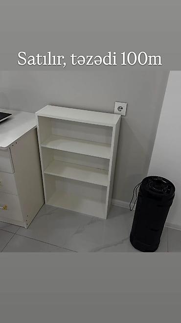 ucuz stullar: Satılır: ofis/mebel dəsti (ağ rəng, minimal dizayn) - Yemək/iş stolu — 4