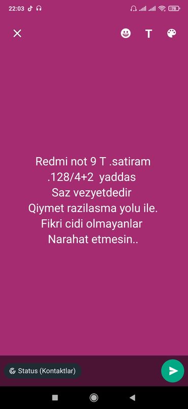 redmi 9t: Xiaomi Redmi 9T | 128 GB | rəng - Boz 
 | Sensor, Barmaq izi, İki sim kartlı