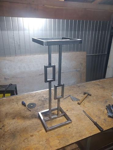 Sifarişlə restoran masaları: Kvadrat masa, Açılmayan — 12