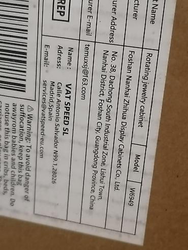 Ogledala: Rotirajući ormarić za nakit sa ogledalom Model W6949 - Tip: ogledalo — 23