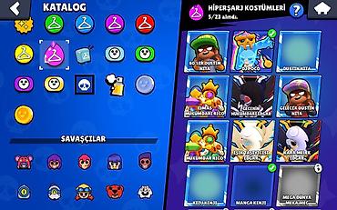 Digər: Brawl Stars oyun hesabı - Kupa: 32 004 (Kupa Yolu nişanı: I) - — 10