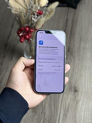 Apple iPhone: IPhone 13, Б/у, 128 ГБ, Синий, Чехол, 76 % — 10