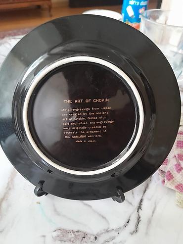 qedimi süfrə: Boşqablar, 2 ədədli dəst, rəng - Qara, Metal, Yaponiya — 2