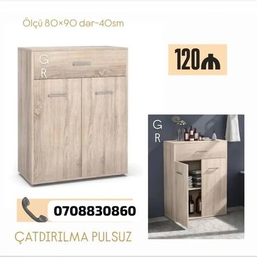 Çarpayılar: Açılan, 2 qapılı Düz dolab