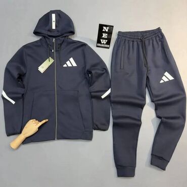 Trenerke: Muški komplet trenerke – dukserica sa kapuljačom i donji deo - Model — 9