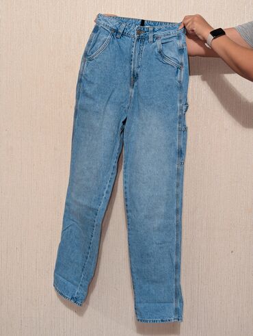 Джинсы: Джинсы, Высокая талия, S — 8