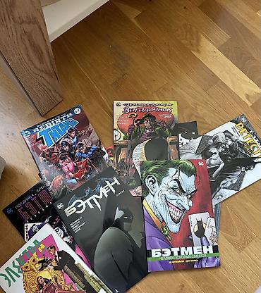 marvel kinder: Комиксы DC и Марвел. Есть ещё больше чем на фото, с твердыми обложками — 1