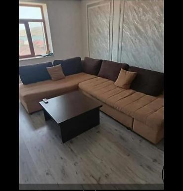 divan pulsuz: L formalı yumşaq künc divan və jurnal masası dəsti. - Dizayn: İki — 1