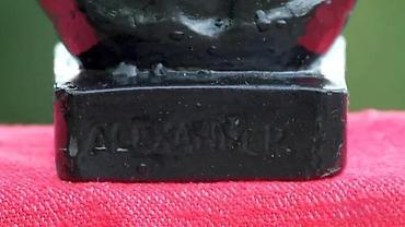 Figure: Vintage Bista Aleksandra Velikog 17 cm 0,8 kg!. Ručno rađena — 6