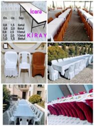 Avadanlığın icarəsi: Kirayə stol stul,masa və oturacaqlar icarəsi. Ad günləri, nişan — 7