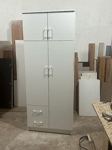 Шифоньеры, шкафы для одежды: Шкаф новый шкафы с зеркалом 8500 ширина 80см глубина 47см высота 2 — 9