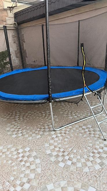 teleskopik nərdivan: Bağça/bakı həyəti üçün dairəvi trampolin 3.66 M (12 FT) BATUT - — 3