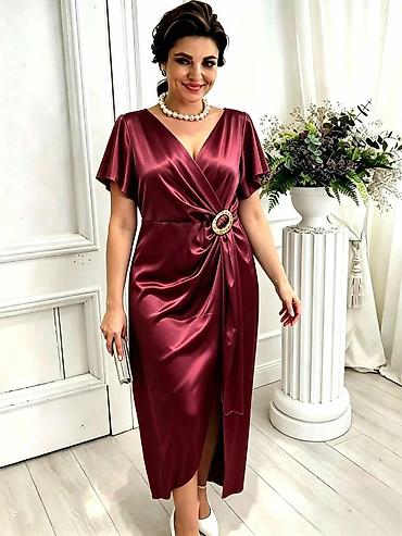 haljine veće veličine: Haljine za punije, saten
Cena 3500
Vel.do 5xl
V28 — 2