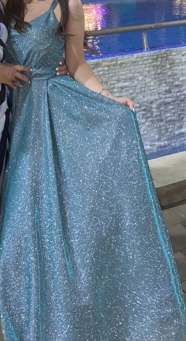 Ziyafət donları: Очень красивое вечернее платье материал красивый, с блеском,дорогой — 3
