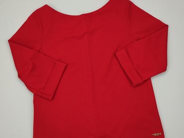 czerwona bluzki koronkowe: Bluzka Damska, S, stan - Bardzo dobry