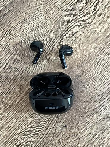 sm58 mikrofon: Philips True Wireless qulaqlıq - Rəng: qara, parlaq örtük - Dizayn — 3