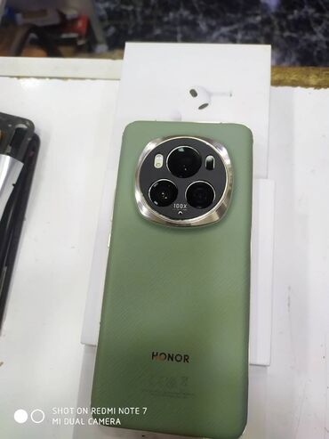 70 azn telefonlar: Honor Magic 6 Pro, 512 ГБ, цвет - Синий, Гарантия, Сенсорный, Отпечаток пальца