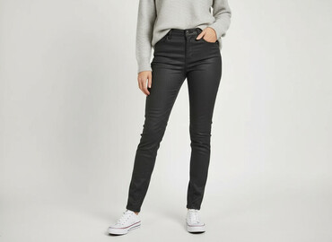 jeansy plus size wysoki stan: Pieces, Джинси жіночі, розмір S