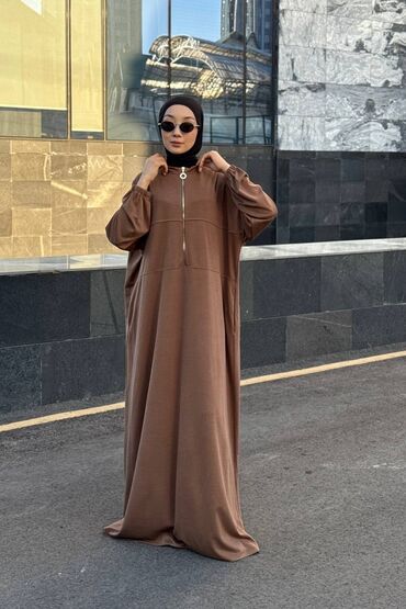 Повседневные платья: Повседневное платье, Осень-весна, Длинная модель, Оверсайз, Стандарт — 9