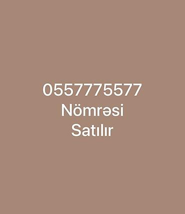 Услуги: VIP mobil nömrə satılır: 055 777 55 77 Xüsusiyyətlər: - Asan yadda — 1