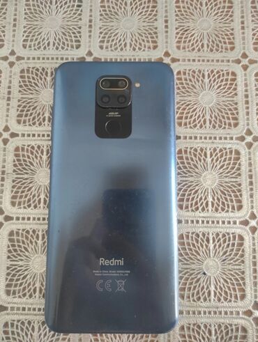 Redmi Note 9, 64 GB, rəng - Göy, Barmaq izi