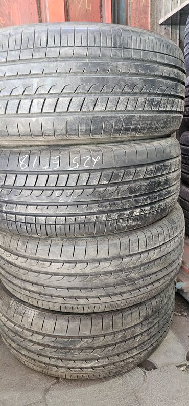 Шины: Шины 225 / 50 / R 18, Лето, Б/у, Комплект, Легковые, Япония, Yokohama