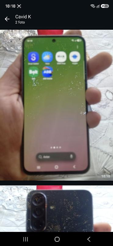 Mobil telefonlar: Samsung Galaxy A34 5G, rəng - Qara, İki sim kartlı — 1