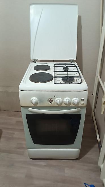 Комбинированная плита, Б/у, Напольная, Механическая, Полная оплата