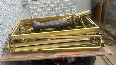 полка для обуви: Mağaza vitrin rəfləri və aksesuarları dəsti - Material: metal karkas — 3