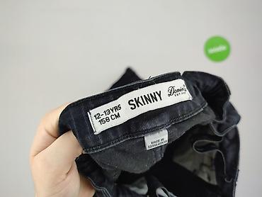 chaotic system jeans: Spodnie jeansowe, DenimCo, 13 lat, 152/158, stan - Bardzo dobry — 4