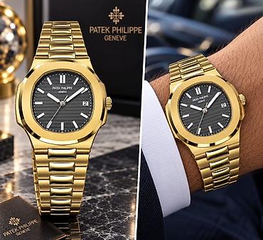 saatla: Patek Philippe Nautilus – orijinal İsveçrə kişi qol saatları — 5