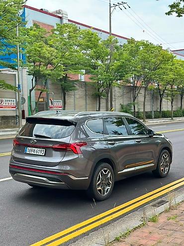не расстаможен: Hyundai Santa Fe: 2021 г., 1.6 л, Автомат, Гибрид, Кроссовер — 9