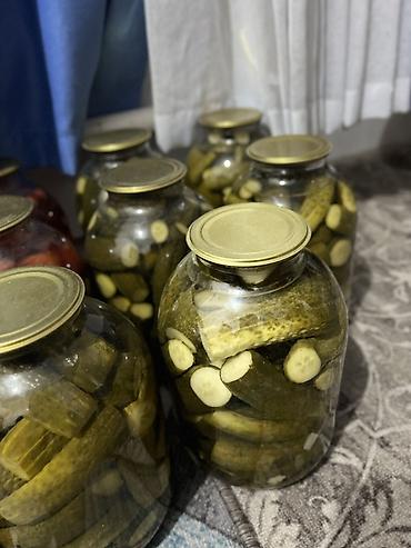 корнишоны: Домашние консервы в 3‑литровых банках - Огурцы маринованные: плотные — 1