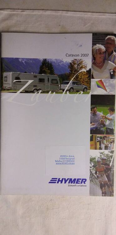 Knjige i stripovi: Prospekti za kampere Hymer 2007 god.Cena za kom — 24