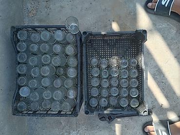 sandiq sekilleri: Şüşə balon və bankalar dəsti - Material: şəffaf şüşə - Həcm: müxtəlif — 1