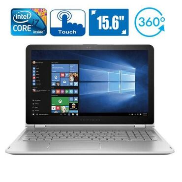 ноутбук 4 ядер: HP, Intel Core i7, 15.6 ", Б/у, Для работы, учебы, память SSD