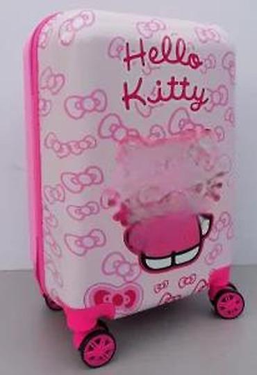 Rančevi, torbe i koferi: Hello Kitty dečji kofer na točkiće - Tvrdi kofer sa sjajnom — 15