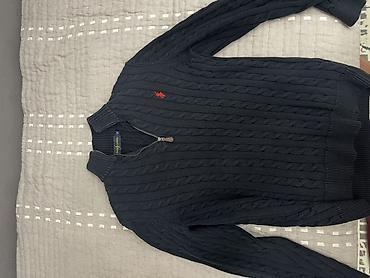 Свитера: Мужской свитер, M, Polo Ralph Lauren, Б/у, цвет - Синий, Самовывоз, Платная доставка — 1