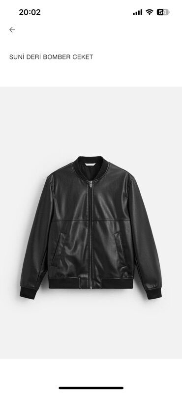Pencəklər: Kurtka, Bomber, Payız, Zara, M (EU 38)