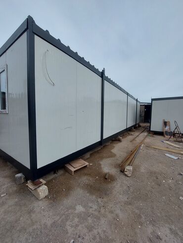 Konteynerlər: 2.40 x 12.00 metrlik sendiviç ofis. Divar: 50mm Sendiviç Dam: 50mm — 3