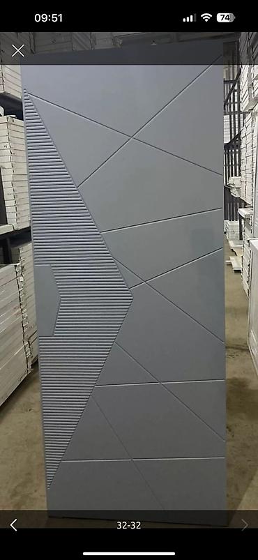 3D panellər: Müasir dizaynlı interyer qapısı - Material: MDF/taxta əsaslı kompozit — 1