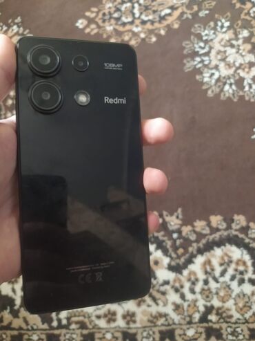 Redmi Note 13, 128 ГБ, цвет - Черный, Гарантия, Отпечаток пальца, Две SIM карты