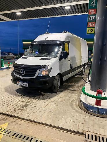 капот спринтера: Mercedes-Benz Sprinter (длинная база, высокий крыша), белый. Основные — 4