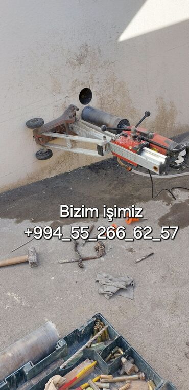 Beton işləri: Beton kesen beton desen beton kesimi beton desilmesi beton kesilmesi — 1