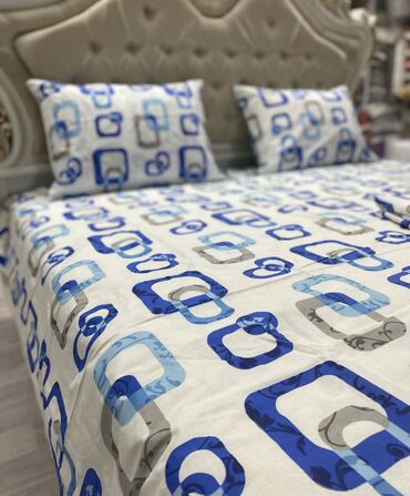 Простыни: Постельное бельё 100% хлопок, простынь нарезинки наволочкой 100% at lalafo.kg — 54 Простыни: Постельное бельё 100% хлопок, простынь нарезинки наволочкой 100% — 54