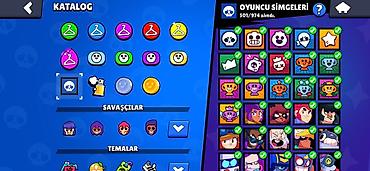 ikona: Brawl Stars hesabı – zəngin kosmetika və kolleksiya Xüsusiyyətlər: - — 4
