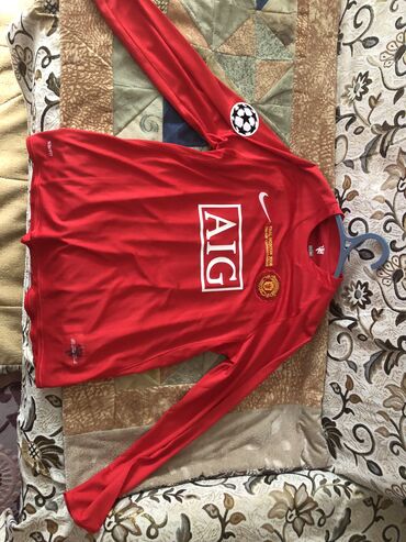 красная футболка: Легендарная форма Криштиану Роналду финала лиги чемпионов 2008 шорты в